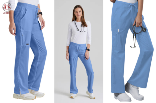 Cotton Scrub Pants for Women